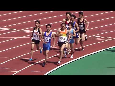 2018年 兵庫陸上競技春季記録会　男子 800ｍ 10組