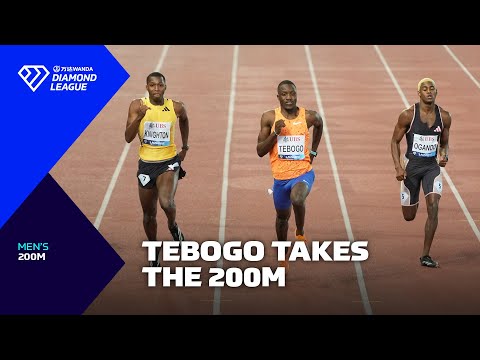 Letsile Tebogo storms to post-Olympics 200m victory in Lausanne - Wanda Diamond League 2024