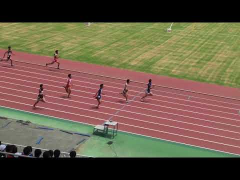 2018 茨城県高校個人選手権 男子100m予選8組