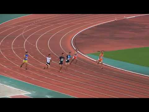 2018全国高校総体陸上南九州大会（沖縄）男子200m予選2組
