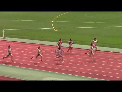 2019西日本学生対校陸上 女子100m予選8 3+8