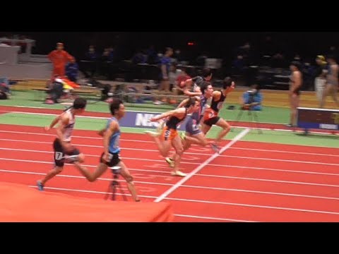 予選-決勝　U16男子60ｍ　2022日本室内陸上