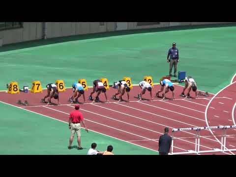 男子110mH予選2組 矢澤航13.98(+0.5) 東日本実業団2019