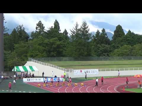 富士北麓ワールドトライアル2020 男子100m決勝２組目
