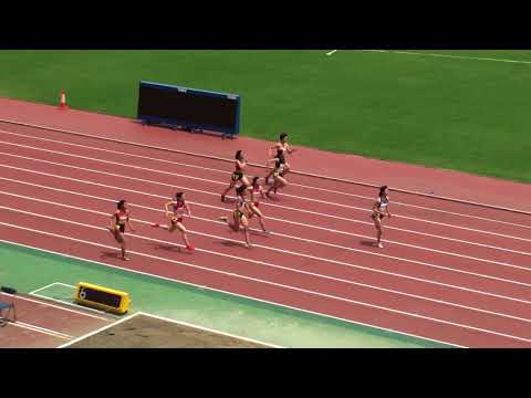 2018 茨城県選手権陸上 女子100m準決勝2組