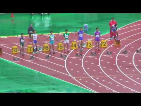 平成29年度 高校総体 埼玉県大会 男子100m 準決勝1組
