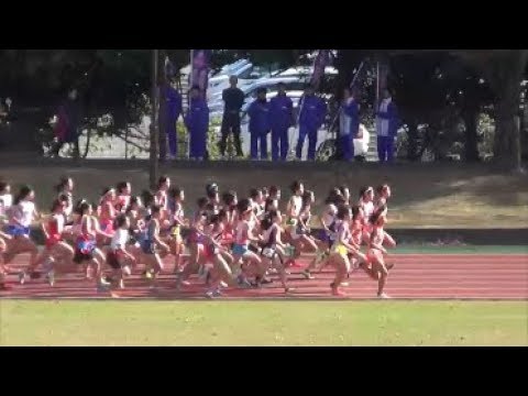 群馬県中学校駅伝2017 女子スタート・第1中継