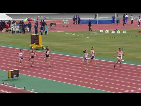 2018 東北高校陸上 女子 200m 予選2組