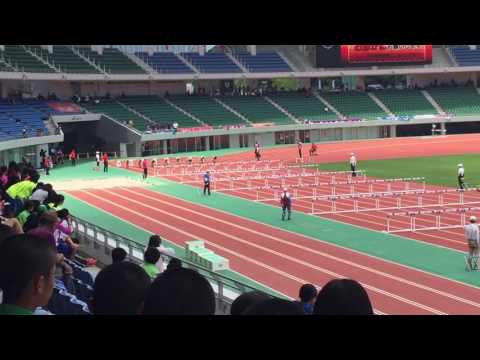 2016年長崎県高校総体 女子100mH決勝