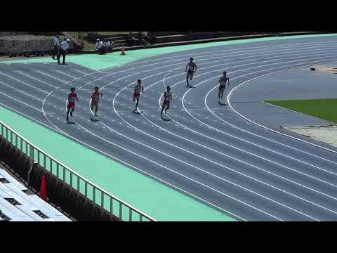 20180916131100県高校新人大会OP男200ｍ9組 椎葉 悠真
