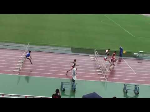 2017 茨城県高校新人陸上 県北地区男子110mH決勝