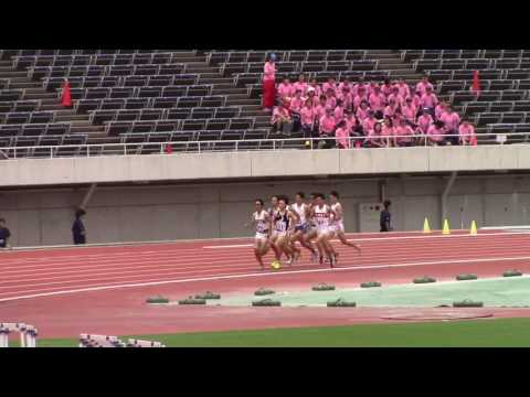2017 西日本インカレ陸上 男子800m決勝