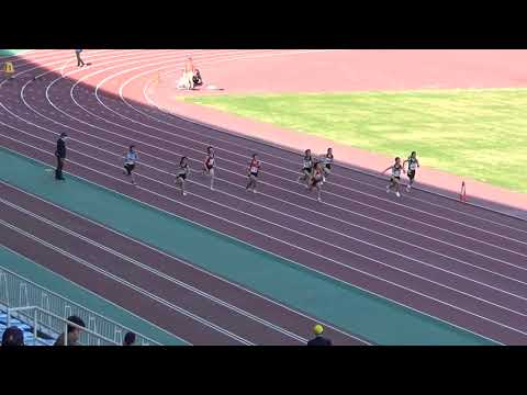 2019 第1回県記録会 中学女子100mタイムレース2組