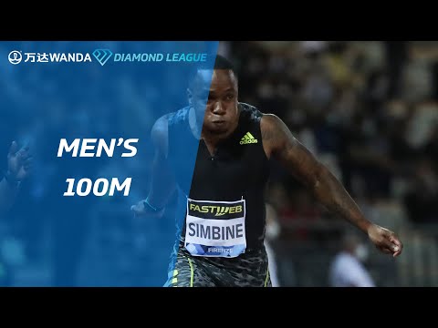 Akani Simbine wins men&#039;s 100m in Florence - Wanda Diamond League 2021