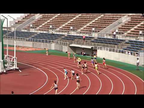 女子4×100mリレー決勝、1着：松山北高’48秒53’　～愛媛県高校陸上新人大会2017中予地区予選～