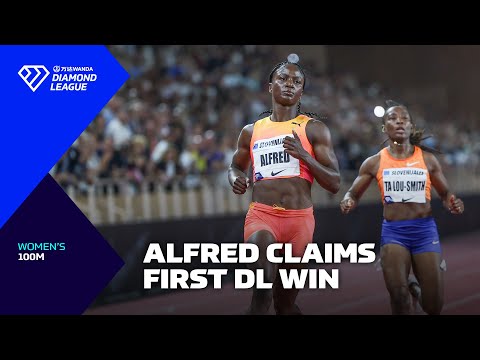 Julien Alfred claims first ever Diamond League win in Monaco 100m - Wanda Diamond League 2024