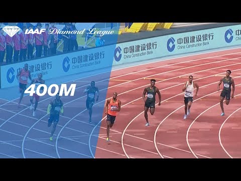 Steven Gardiner Wins Men&#039;s 400m - IAAF Diamond League Shanghai 2018