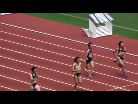 2017年 愛知県陸上選手権 女子100m予選8組
