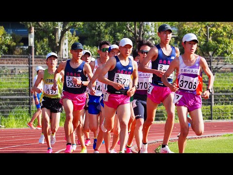 第59回京都府高等学校春季陸上競技大会　男子5000m 1組【春季大会2024】