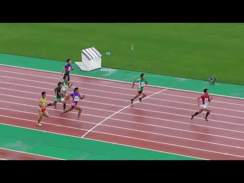 男子200m_準決勝4組_第50回北海道高体連札幌支部新人陸上20180819