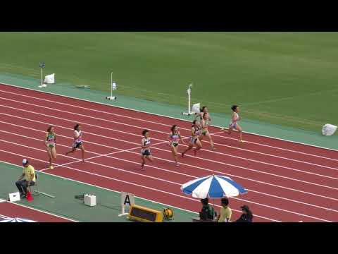 女子100m 準決勝3組　関東学生新人 R01