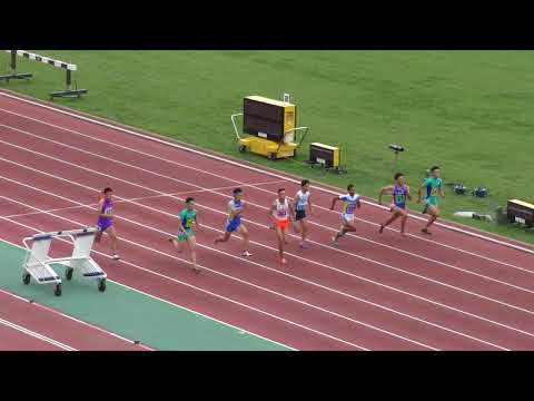 H29　千葉県高校新人　男子100m　準決勝1組