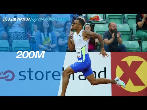 Andre De Grasse clocks 20.09 in men&#039;s 200m in Oslo - Wanda Diamond League 2021