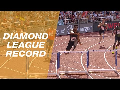 Abderrahman Samba Wins Men&#039;s 400m Hurdles - IAAF Diamond League Stockholm 2018