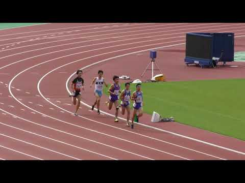 男子800m予選2組　U18日本選手権R01