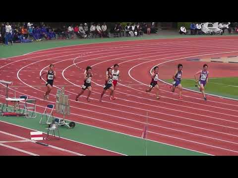2018京都高校陸上　市内ブロック予選　男子200m3組