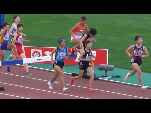 決勝 U20 女子3000mSC 日本選手権陸上2024