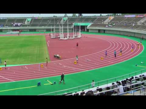 平成29年度 高校総体 埼玉県大会 男子4×100mR 準決勝1組