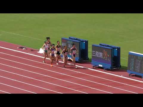 女子800m予選2組　U18日本選手権R01