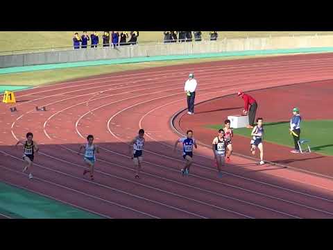 20180317_第3回宮崎県記録会_一般・高校男子100m_8組