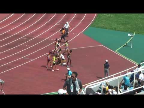 H29　千葉県　中学通信陸上　1年女子100m　決勝