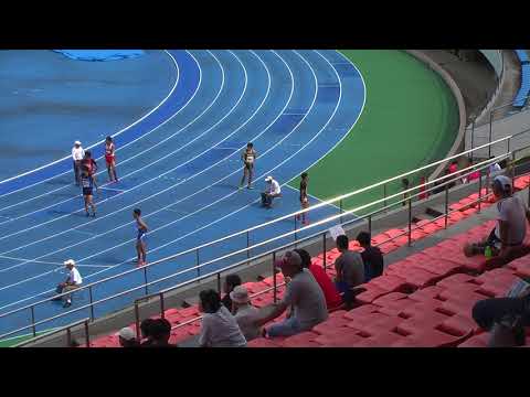 H29　東京都高校新人　男子200m　準決勝1組