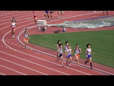 群馬県高校新人陸上2017 女子1500m予選2組