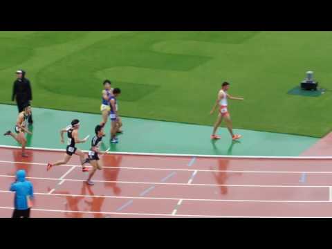 2016年度　近畿IH　男子マイルリレー準決勝1組目