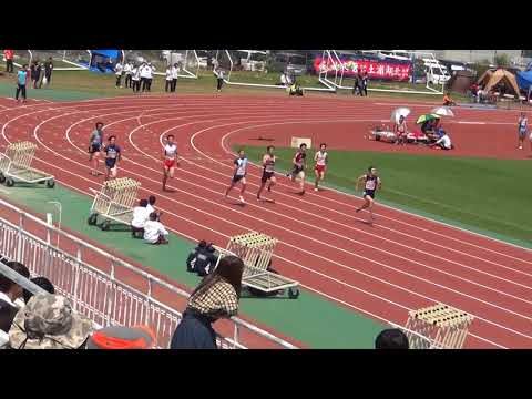 2018 茨城県高校総体陸上 県南地区男子200m準決勝2組