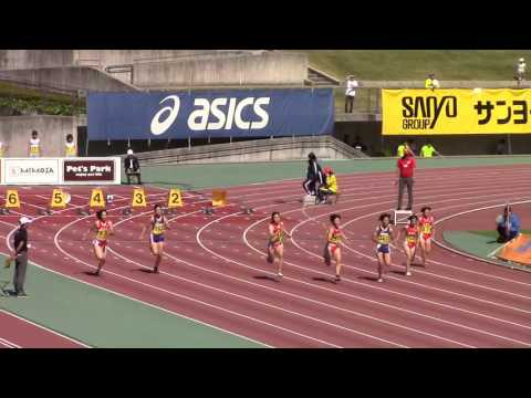2015 布勢スプリント 女子100m 第1レース 1組
