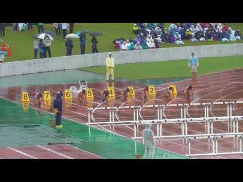 2017年度_近畿高校ユース陸上_2年女子100mH決勝（+2.3）