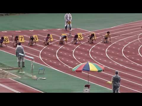 第66回大阪学生陸上競技対校選手権大会　男子 100ｍ 準決勝3組