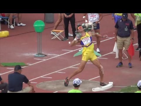 日本陸上混成競技2017 男子十種 砲丸投