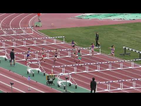 H30　千葉県記録会　女子100mH　2組