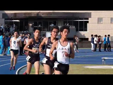 日体大記録会　男子5000m　第10組　2016年5月15日