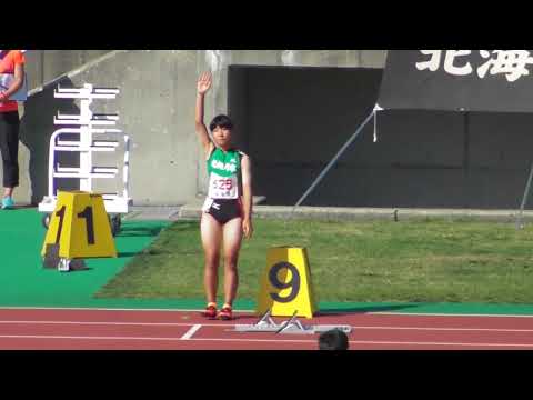 女子200m_決勝B組_第49回北海道高体連札幌支部新人陸上20170819
