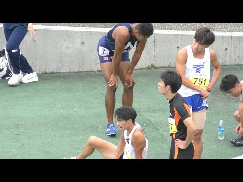 無念の向い風 決勝 男子100m 関東学生新人陸上2024