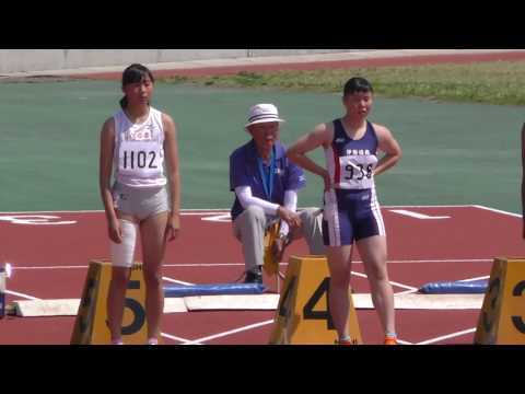 20170520群馬県高校総体陸上女子100mH予選4組