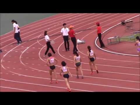 2016関西学生陸上競技種目別選手権大会　女子100ｍ決勝