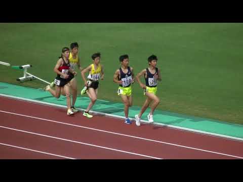 20180519九州実業団陸上 中学男子3000m第6組 花本史龍(姪浜2)8分54秒07